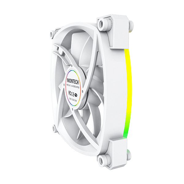 Montech AX120 PWM ARGB White Cabinet Fan (Single Pack)